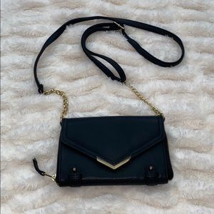 Black Jessica Simpson cross body purse bag